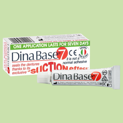 DinaBase 7 Denture Adhesive & Soft Reliner