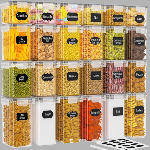 24-Piece Airtight Food Storage Container Set BPA-Free