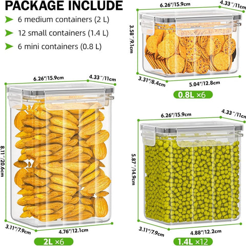 24-Piece Airtight Food Storage Container Set BPA-Free