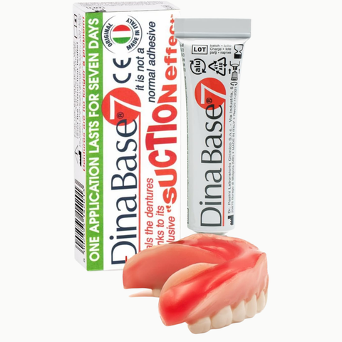 DinaBase 7 Denture Adhesive & Soft Reliner