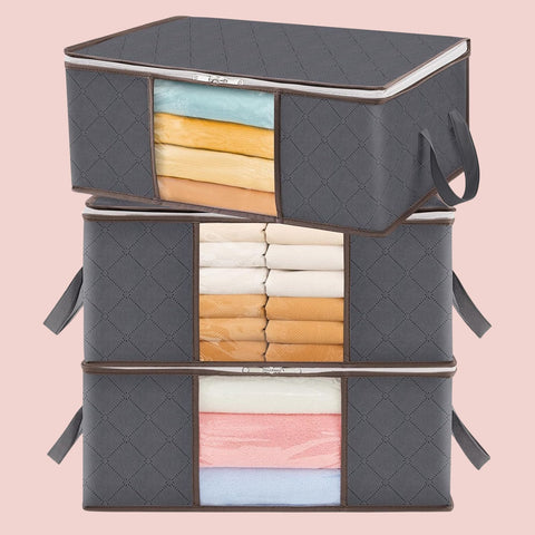 35L Foldable Clothes Storage Bags – 3 Pack