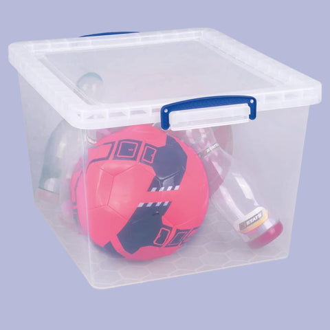 Clear Nestable Storage Boxes with Lids (3 Pack)