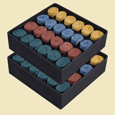 Collapsible Drawer Organisers – Multi Size & Colour