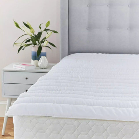 Deep Microfibre Mattress Topper with Straps