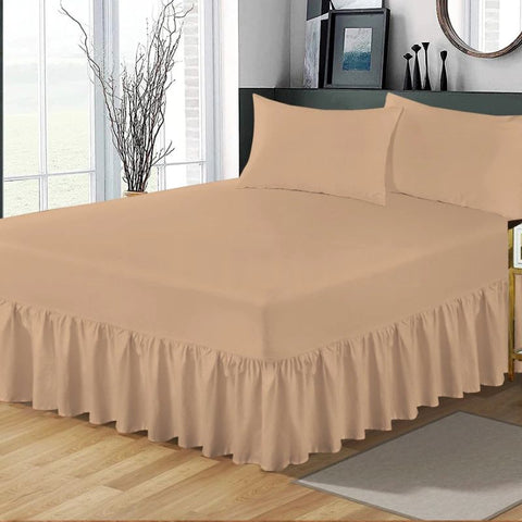 Extra Deep Fitted Valance Bed Sheet All Sizes
