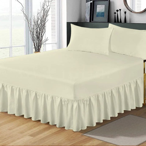 Extra Deep Fitted Valance Bed Sheet All Sizes
