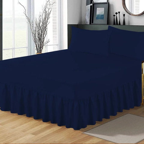 Extra Deep Fitted Valance Bed Sheet All Sizes