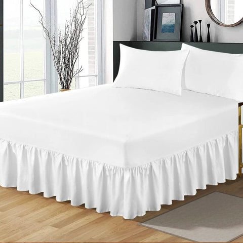Extra Deep Fitted Valance Bed Sheet All Sizes