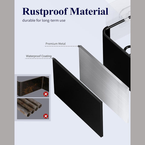 Kitsure 2 Pack Rustproof Drill-Free Shower Caddy