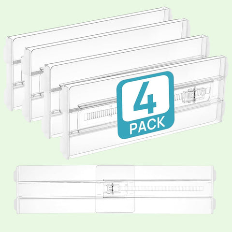 Vtopmart Adjustable Drawer Dividers – Clear